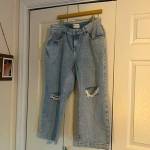 Women’s size 14 wide ankle length boyfriend denim
